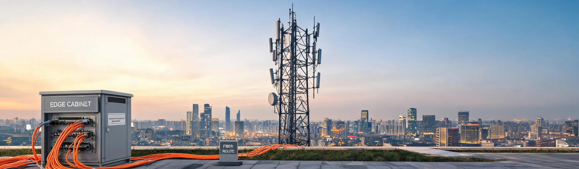 American Tower communications infrastructure panorama